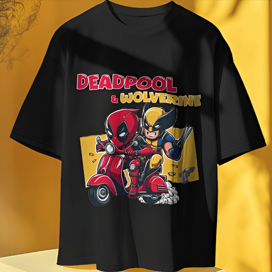 DEADPOOL X WOLVERINE Oversized Tee